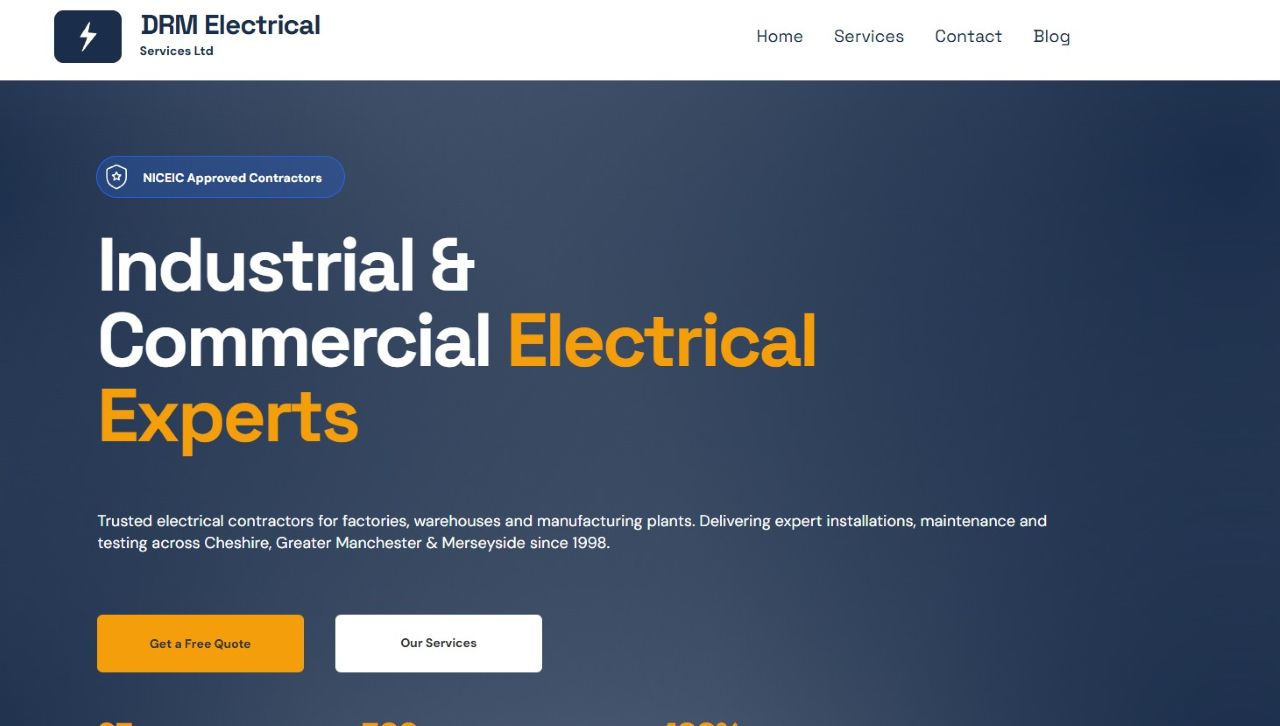 DRM Electrical desktop view