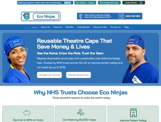 Eco Ninjas tablet view